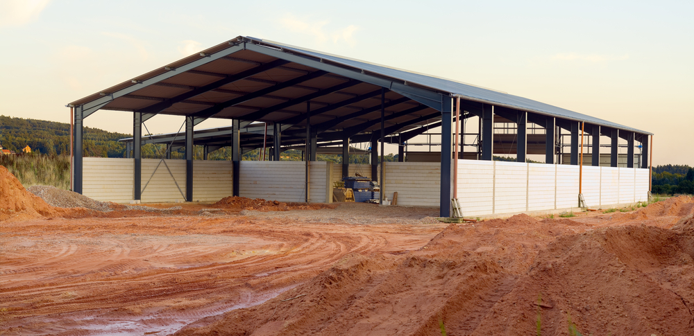 Galvanised Agricultural Building